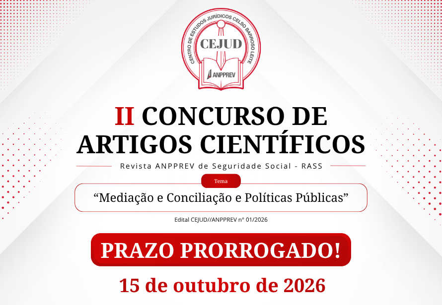 II Concurso de Artigos Científicos da RASS tem prazo de inscrições prorrogado